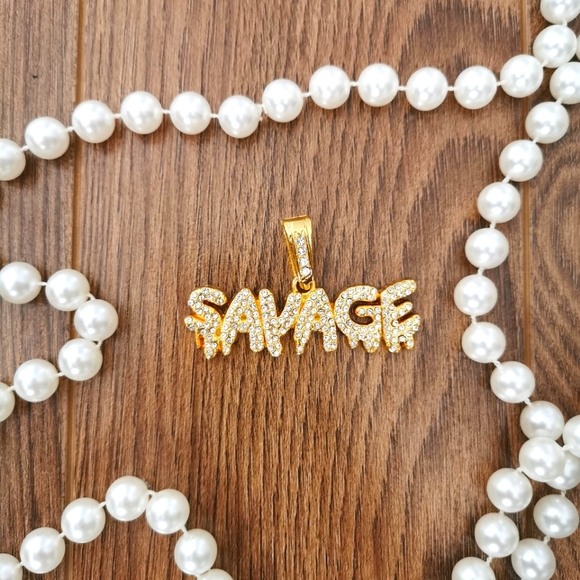 New Vermeille gold pendant - Picture 3 of 4